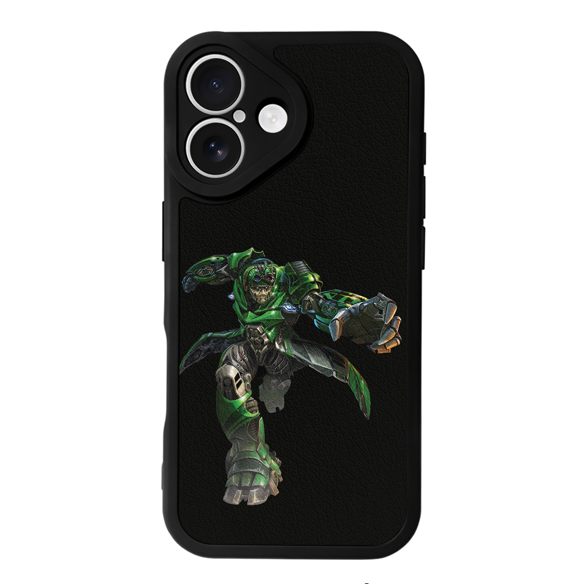（画像用） Transformers トランスフォーマー 【iPhone 16シリーズ対応】シリコンスマホケース（レザー調） 材質：シリコン